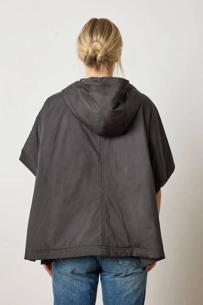 Lilla P Hooded Poncho Black XS/S 4