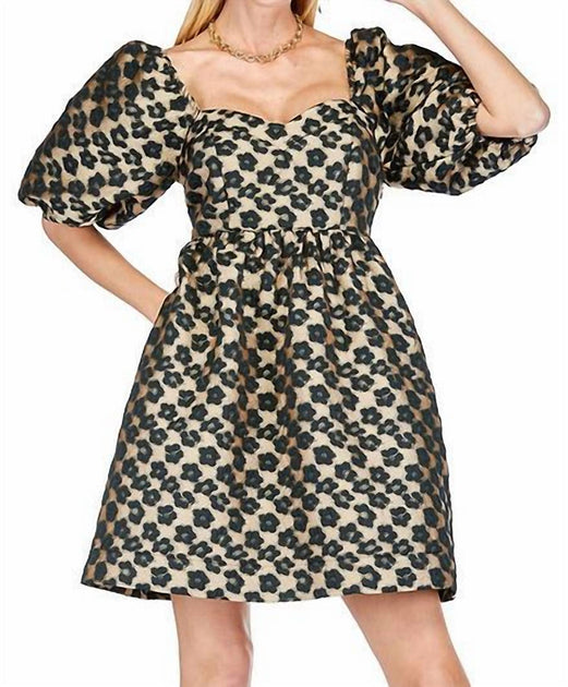 Joy Joy Bustier Dress Brown Medium 2