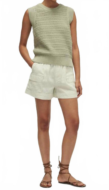 Melissa Nepton Helene Sweater Tank Green Medium 2