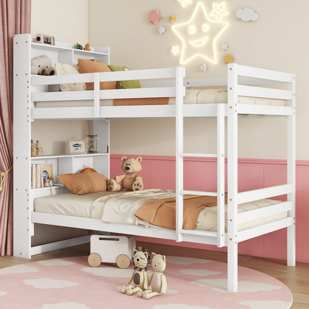 Streamdale Twin Bunk Bed Brown 2