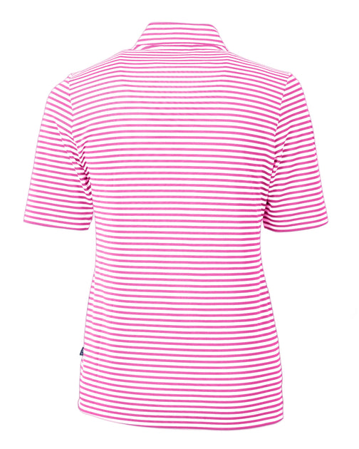 Cutter & Buck Virtue Eco Pique Stripe Top Blue XXLarge 3