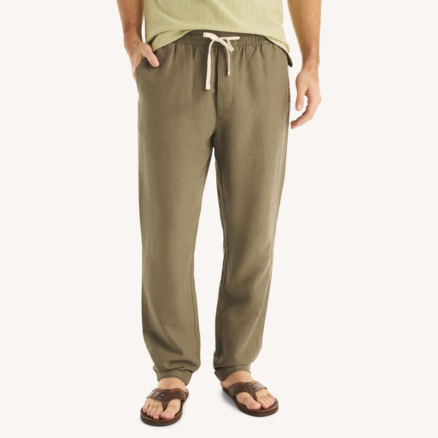 Nautica Linen Drawstring Pant Multi XLarge 2