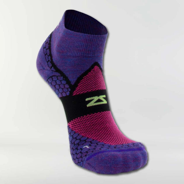 Zensah Grit Performance Socks Purple Large 3