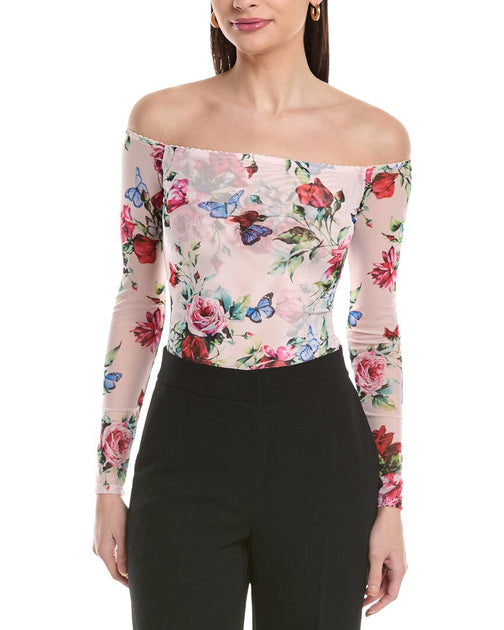 L'AGENCE Peonie Bodysuit Pink XLarge 2