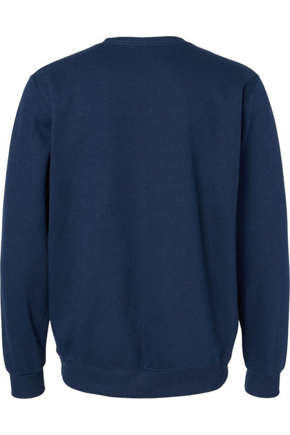 JERZEES Eco Blend Crewneck Sweatshirt Blue XXL 3