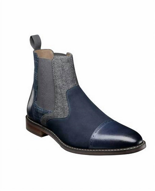 Stacy Adams Finney Chelsea Boot Blue 10 2