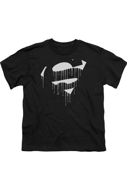 Gildan Superman Short Sleeve T-Shirt Black Large 2