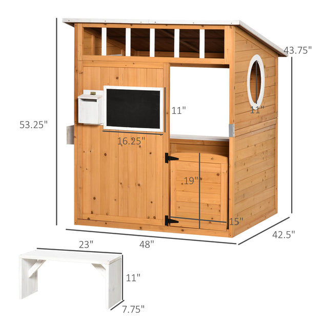 Maisonnette en Bois pour Enfants Hivvago 4