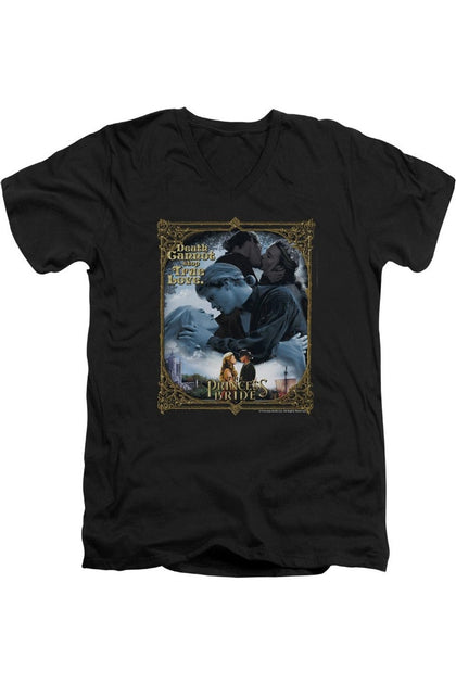 Gildan Princess Bride V-Neck T-Shirt Black Medium 2