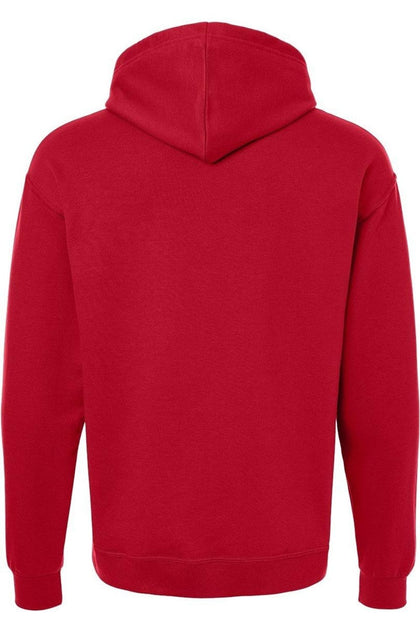 JERZEES Ultimate CVC Hooded Sweatshirt Red XL 3
