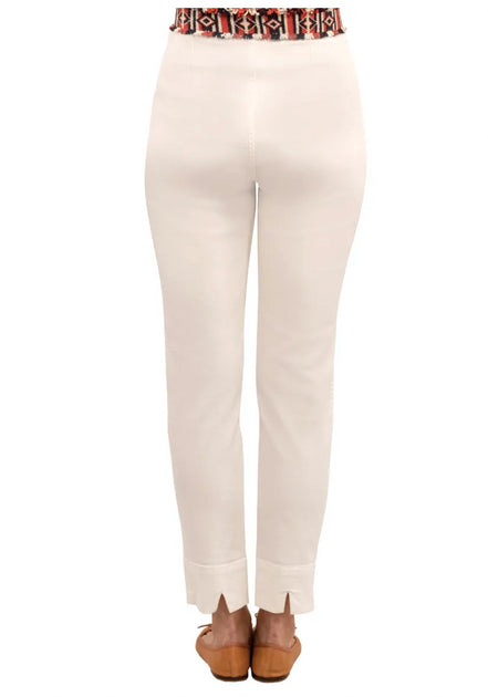 Gretchen Scott Gripeless Denim Pull On Pants White XXSmall 4