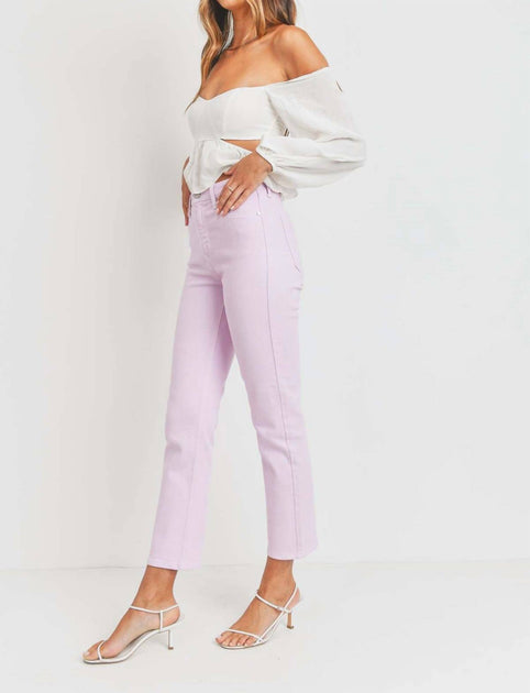 JUST BLACK DENIM Cigarette Jean Purple 27 4