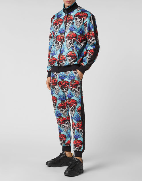 Philipp Plein Love Tattoo Tracksuit Blue Medium 3