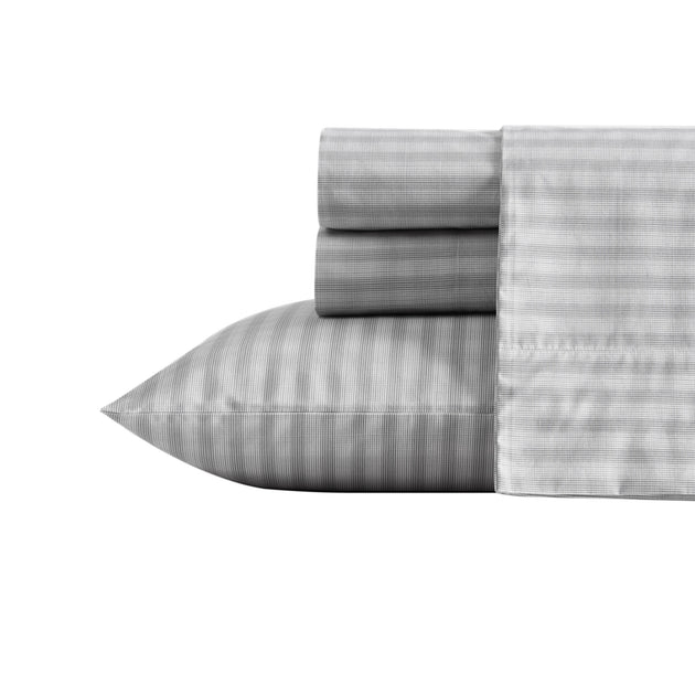 Nautica Plaid Grey Twin XL Sheet Set 2