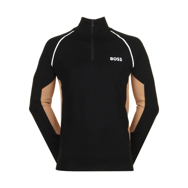 Hugo Boss Hydro-X Quarter Zip Sweatshirt Black Small 2