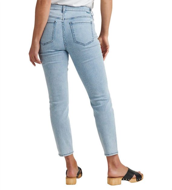 JAG Cecilia Mid Rise Skinny Jeans Blau US 0 4