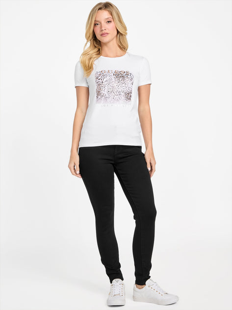 Guess Factory Wendi T-Shirt Beige Small 3