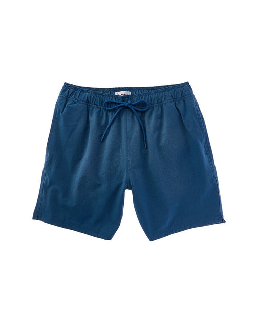 Mr. Swim Textured Stretch Trunk Blue Large 2