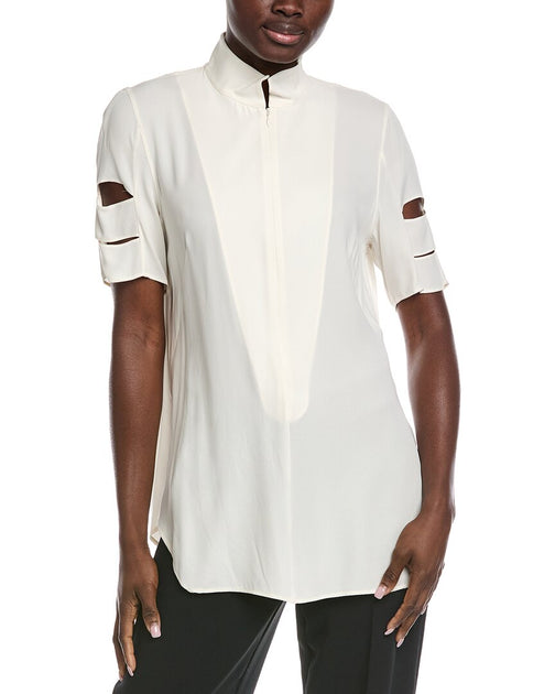 Akris Silk Top White US 12 2