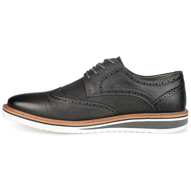 Vance Co. Warrick Wingtip Derby Brown US 8.5 3