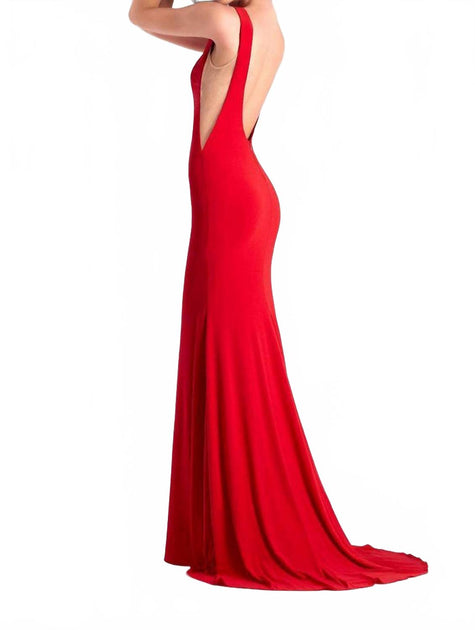Clarisse 3095 Evening Gown Red US 4 3