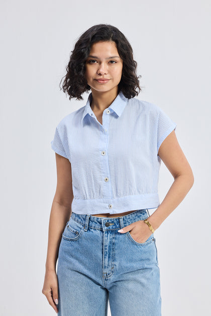 Reistor Over Shirt Blue Medium 2