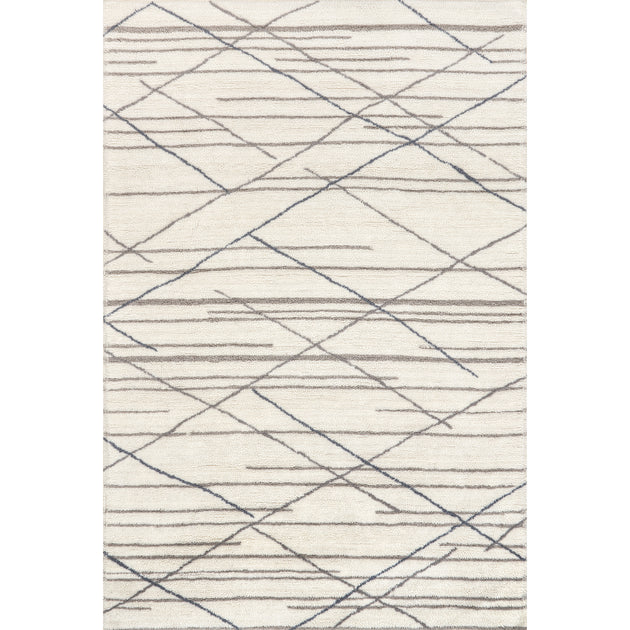 nuLOOM Pick-Up-Sticks waschbarer Wollteppich 3
