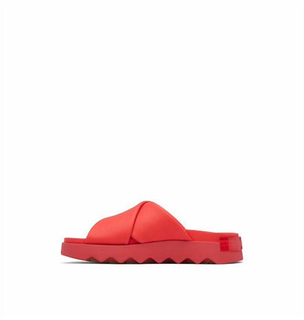 Sorel Vibe Crisscross Slide Red US 11 2