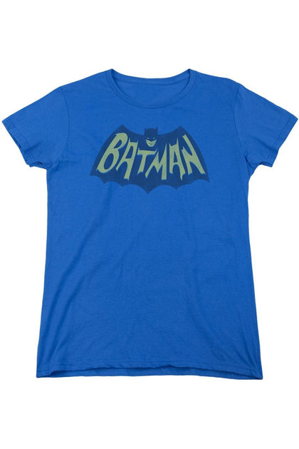 Gildan Batman Show Bat Logo T-Shirt Blue Small 2