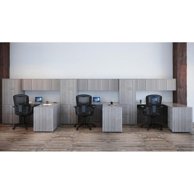Lorell Essentials Series Return Shell Weathered Charcoal 48x24 3