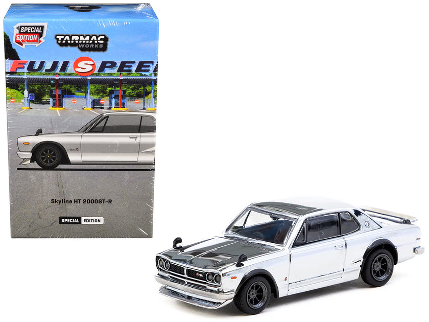 Tarmac Works Nissan Skyline HT 2000GT-R Silver Chrome 1/64 2