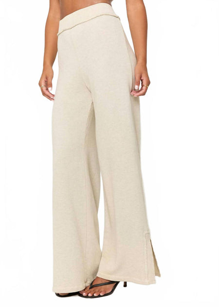 Project Social T Beau Pantalon Large Beige Medium 3