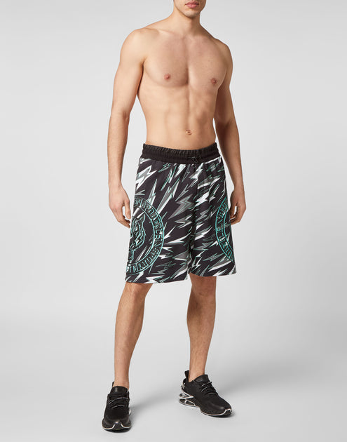 Plein Sport Jogging Shorts Tiger Black 4XLarge 3