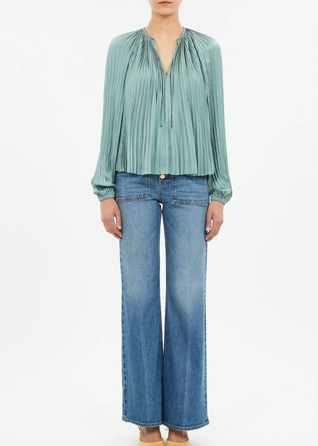 Ulla Johnson Electra Long Sleeve Blouse Multi US 6 2