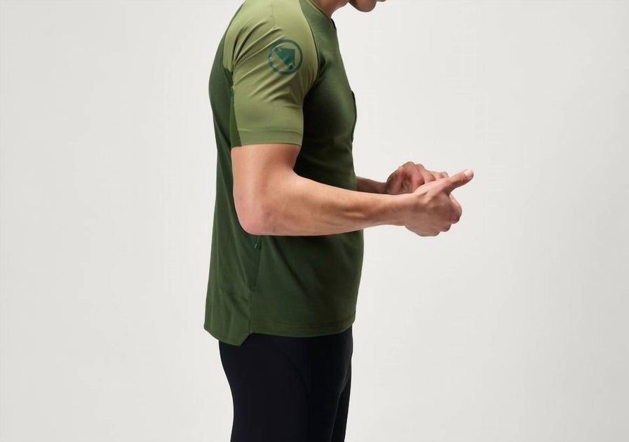Endura Inc GV500 Foyle Tech Tee Top Green Medium 4
