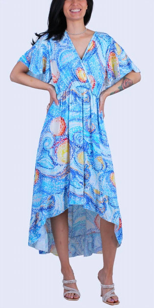 GIGI MODA Verona Arte Dress Blue One Size 3