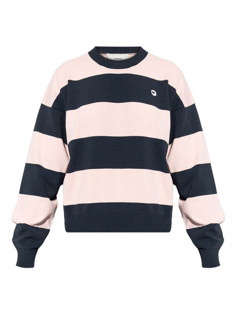 Coperni Striped Long-Sleeved Top Blue/Pink Medium 2