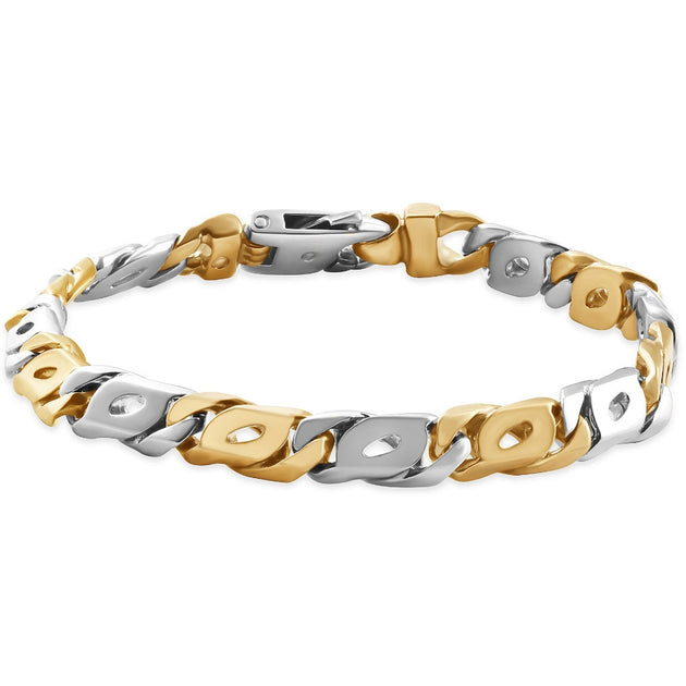 Pompeii3 Marine Link 14k Gold Bracelet 8 inch 5