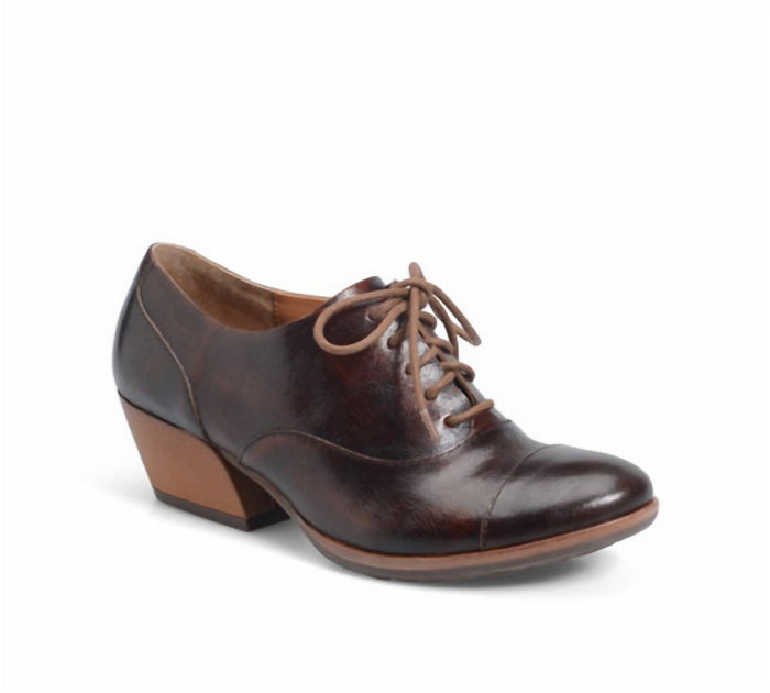 KORK-EASE Estella Cap Toe Oxford Brown US 6 3