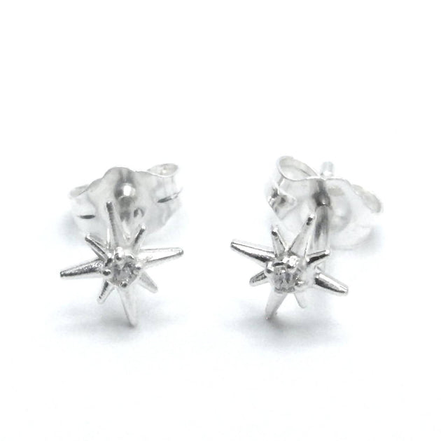 Jessica Elliot Tiny North Star Stud Earrings Multi One Size 3