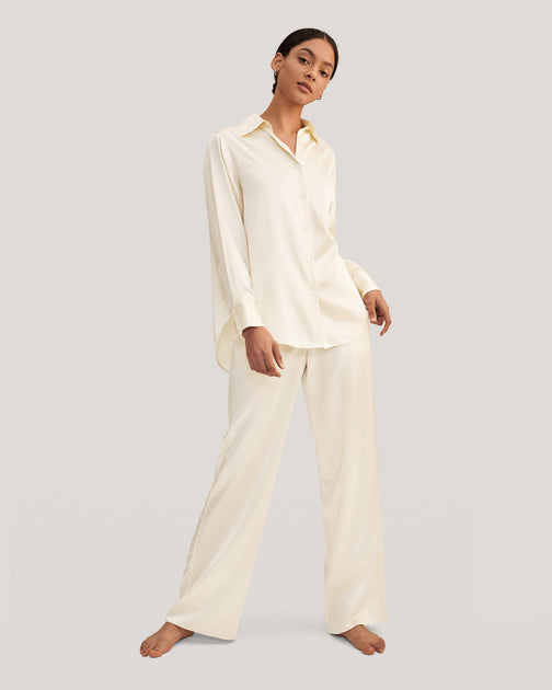 LILYSILK Viola Pajama Set Blue XL 3