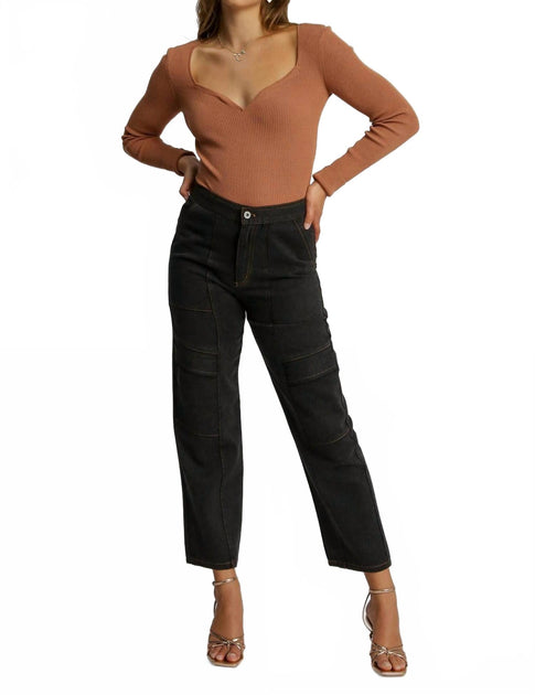 Umgee Cargohose aus Denim 4