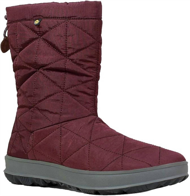 Bogs Snowday Mid Waterproof Winter Snow Boot Black US 6 3