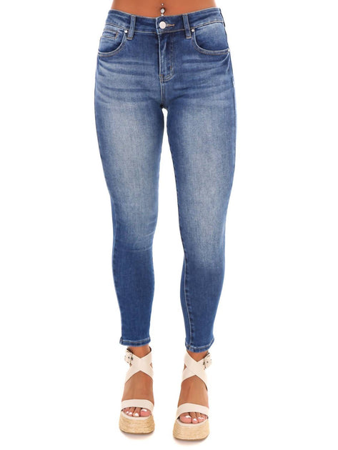 RISEN Creating Memories Mid Rise Ankle Skinny Jeans 2