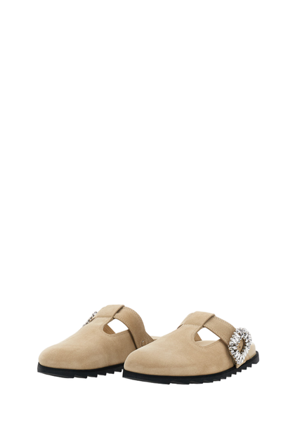 Roger Vivier Slip-On Sandals Beige EU 36 3