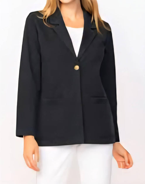 Habitat Stone Washed Denim Blazer Black Small 3