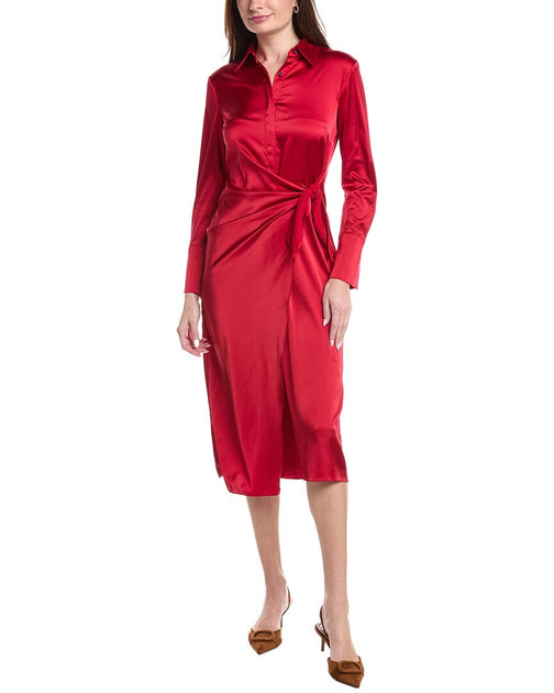 J.McLaughlin Leandra Dress Red XLarge 2