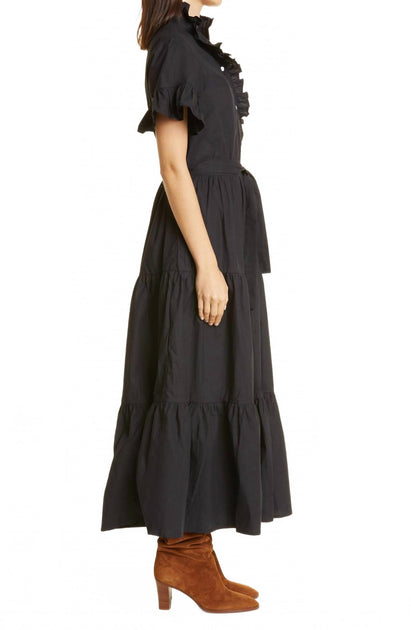 MILLE Victoria Maxi Dress Black XXS 4