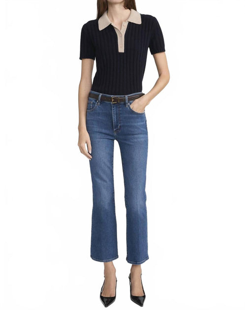 FRAME The Reboot Crop Jeans Blau 27 2