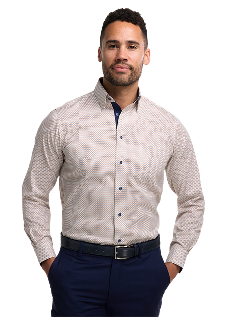 Chemise Paul Fredrick Slim Fit Blanche US 15 32/33 3
